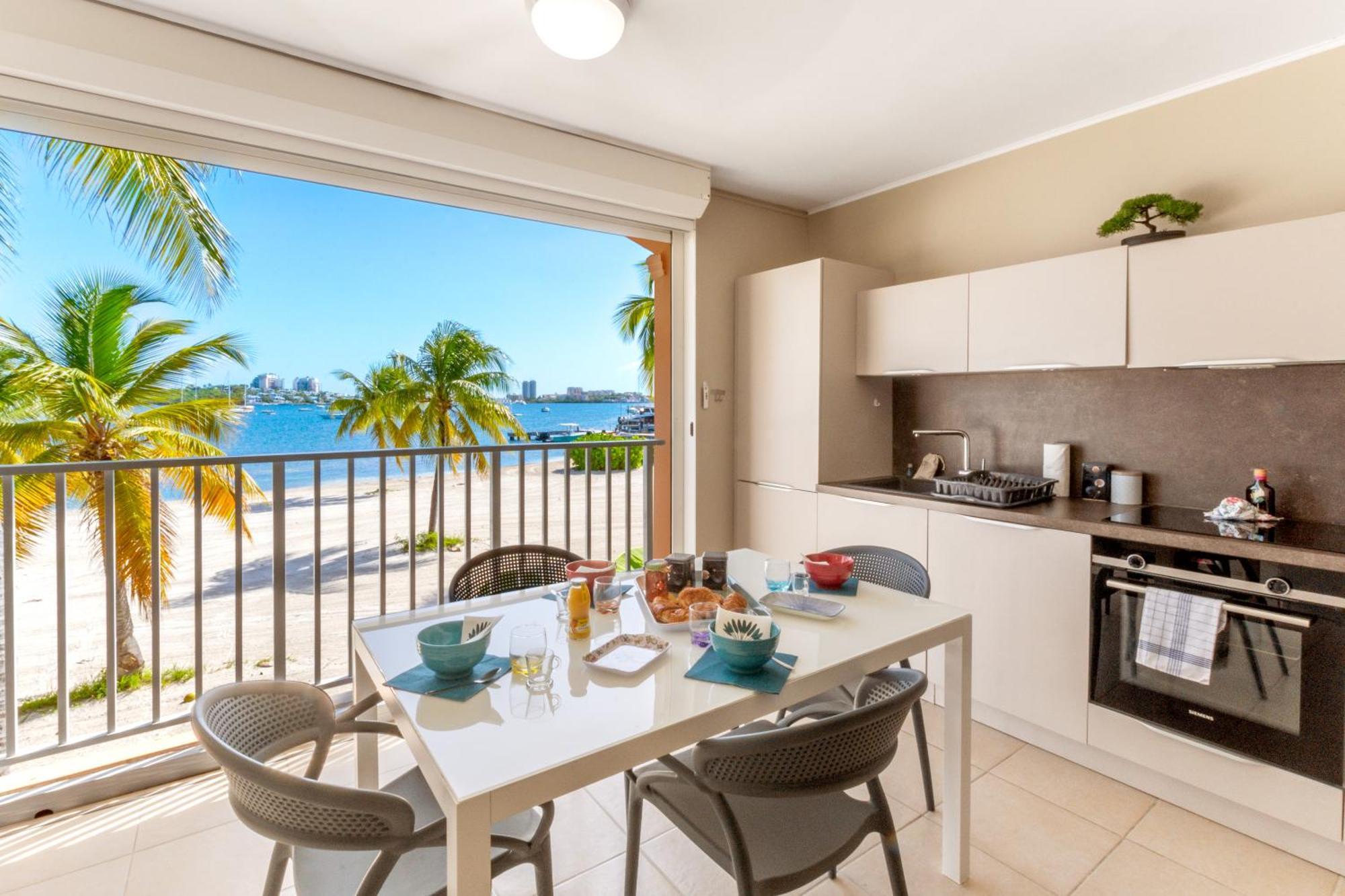 Vue Imprenable Sur Le Lagon, Appartement 1Ch 4P Baie Nettle Luaran gambar