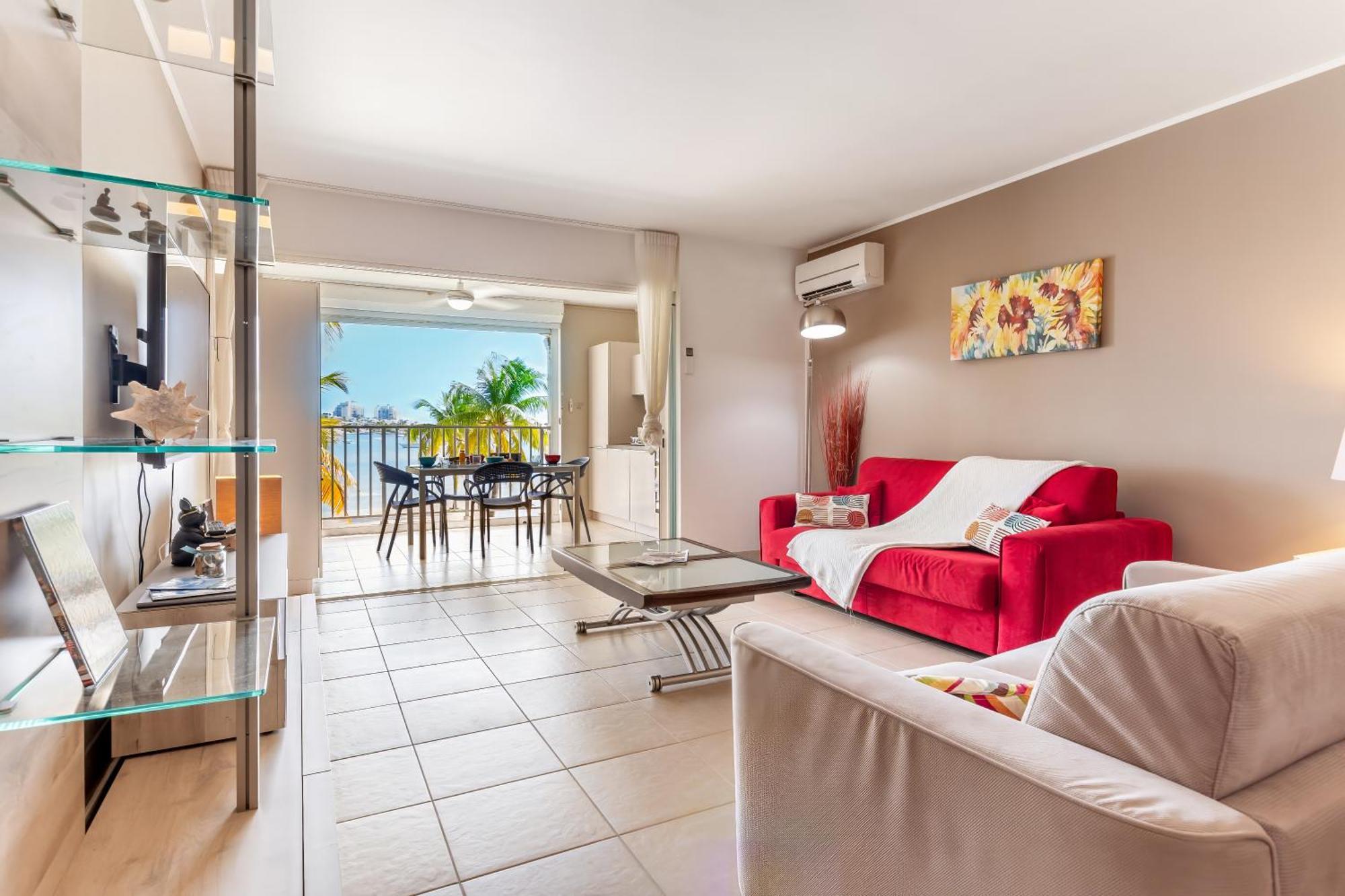 Vue Imprenable Sur Le Lagon, Appartement 1Ch 4P Baie Nettle Luaran gambar