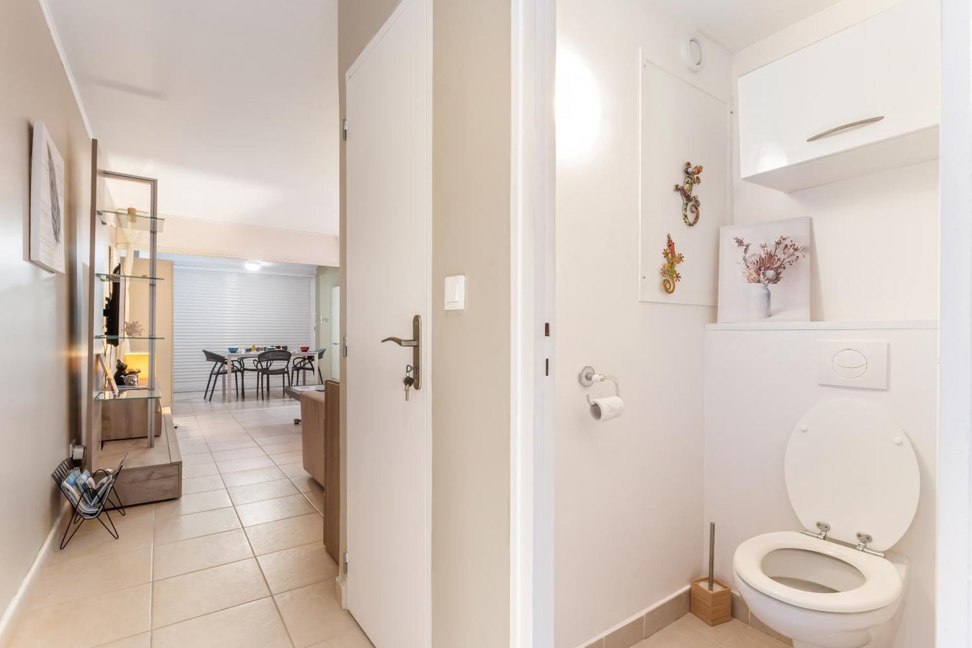 Vue Imprenable Sur Le Lagon, Appartement 1Ch 4P Baie Nettle Luaran gambar